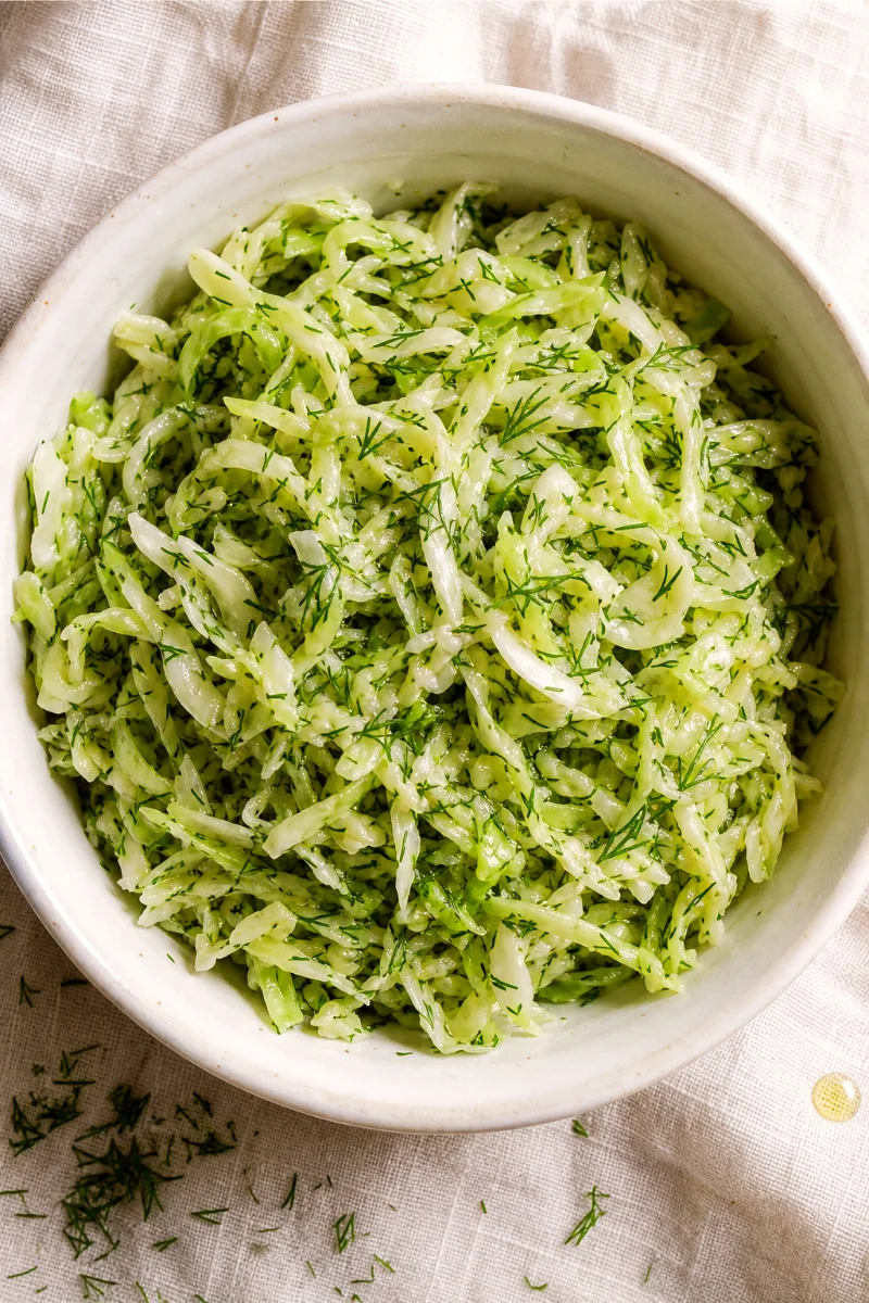 vinegar-dill-slaw-close-up-top-down