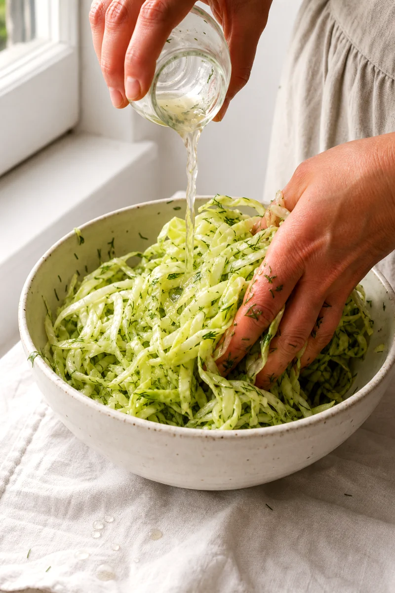 vinegar-dill-slaw-tossing-dressing-step