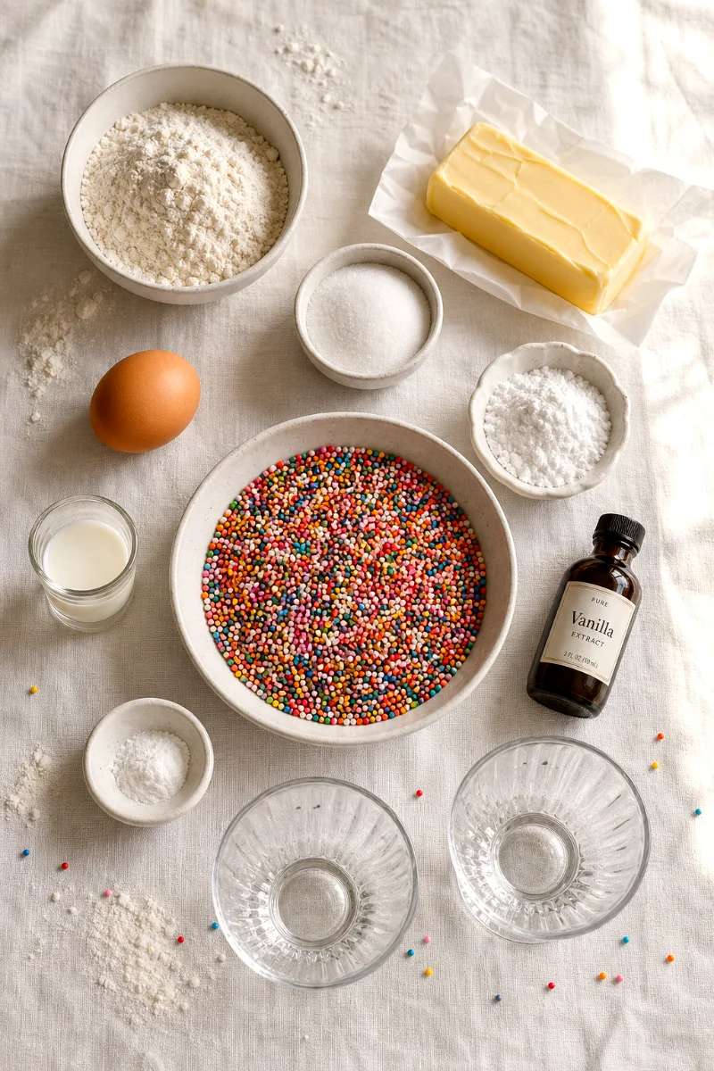 viral-dot-cake-ingredients-flat-lay