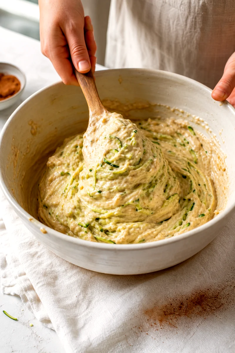 zucchini-greek-yogurt-muffins-folding-batter