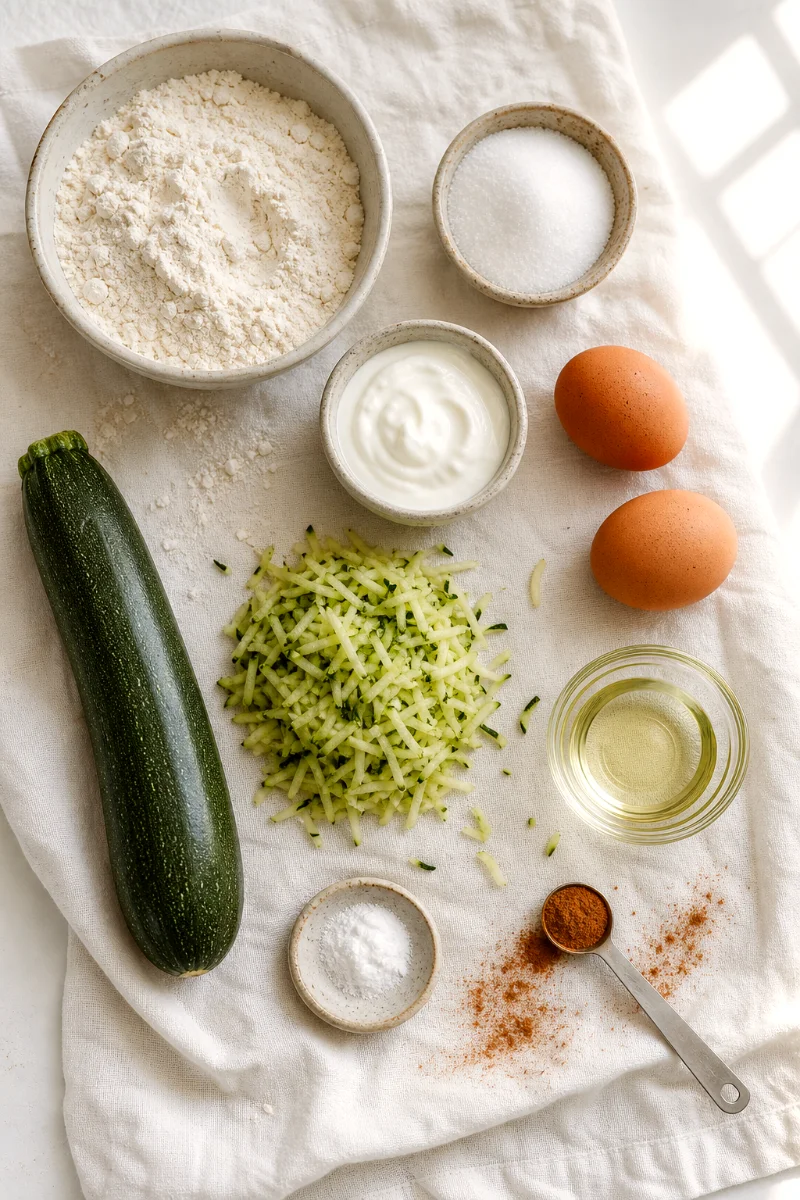 zucchini-greek-yogurt-muffins-ingredients