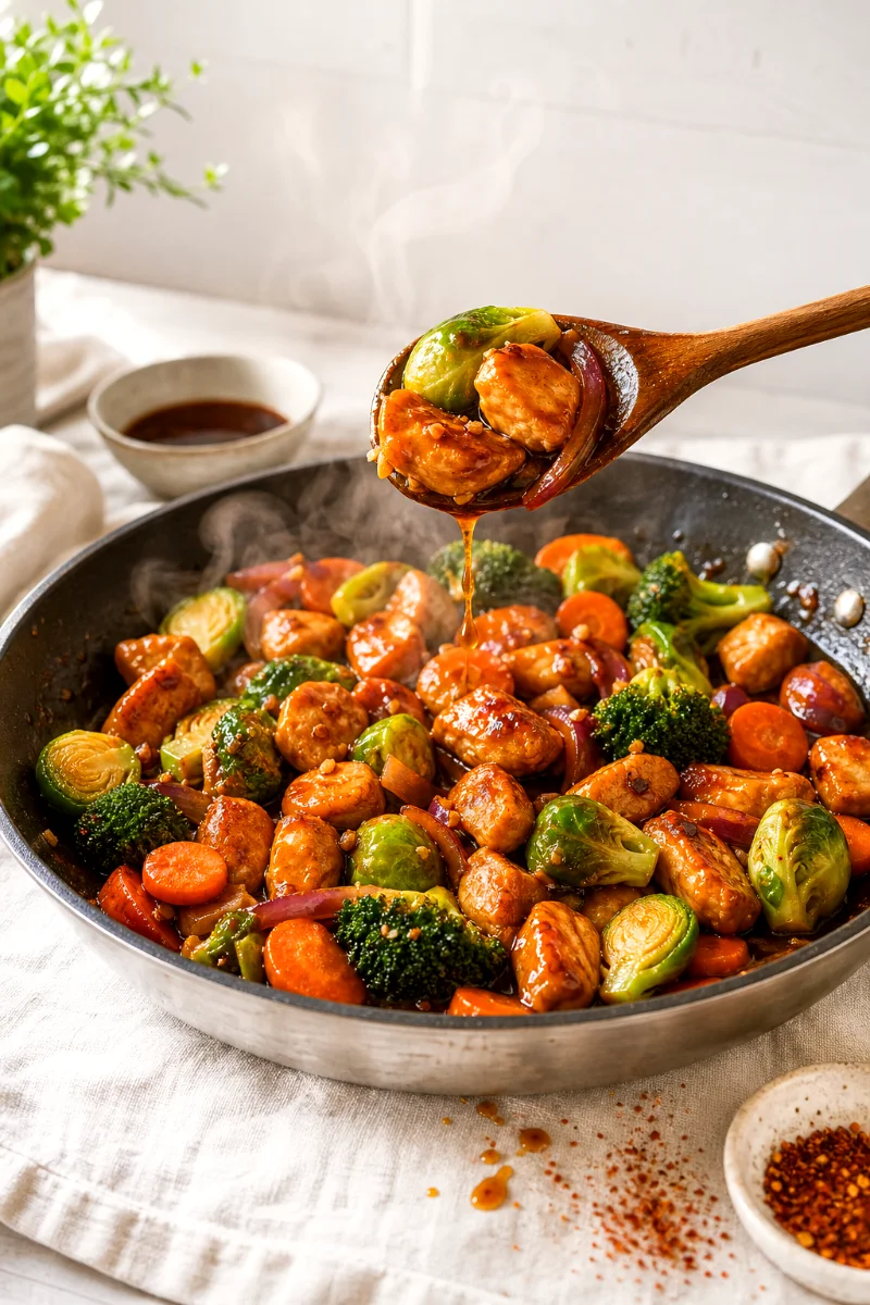 autumn-chicken-stir-fry-cooking-process