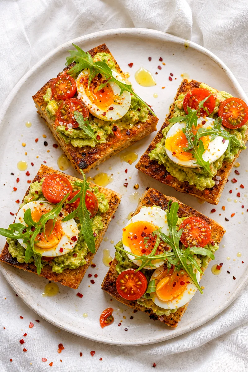 avocado-focaccia-toast-top-view