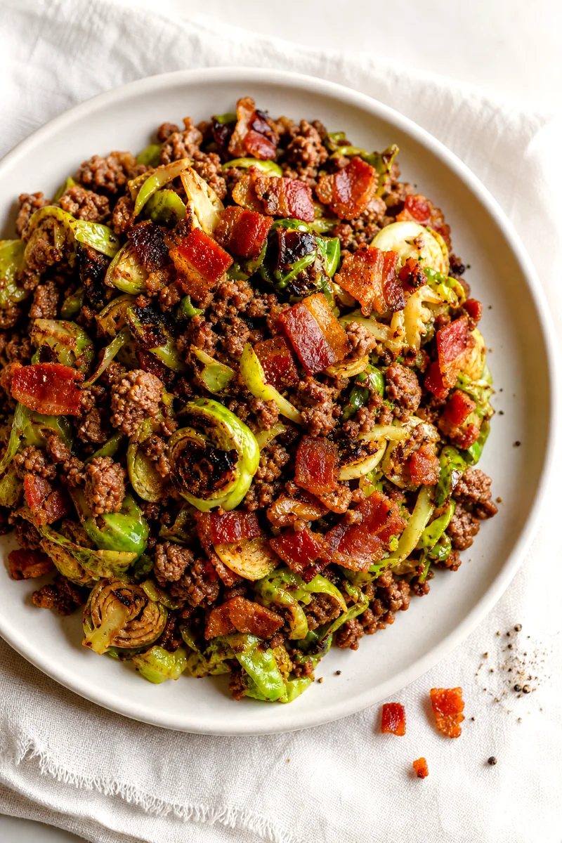 bacon-brussels-beef-hash-top-down