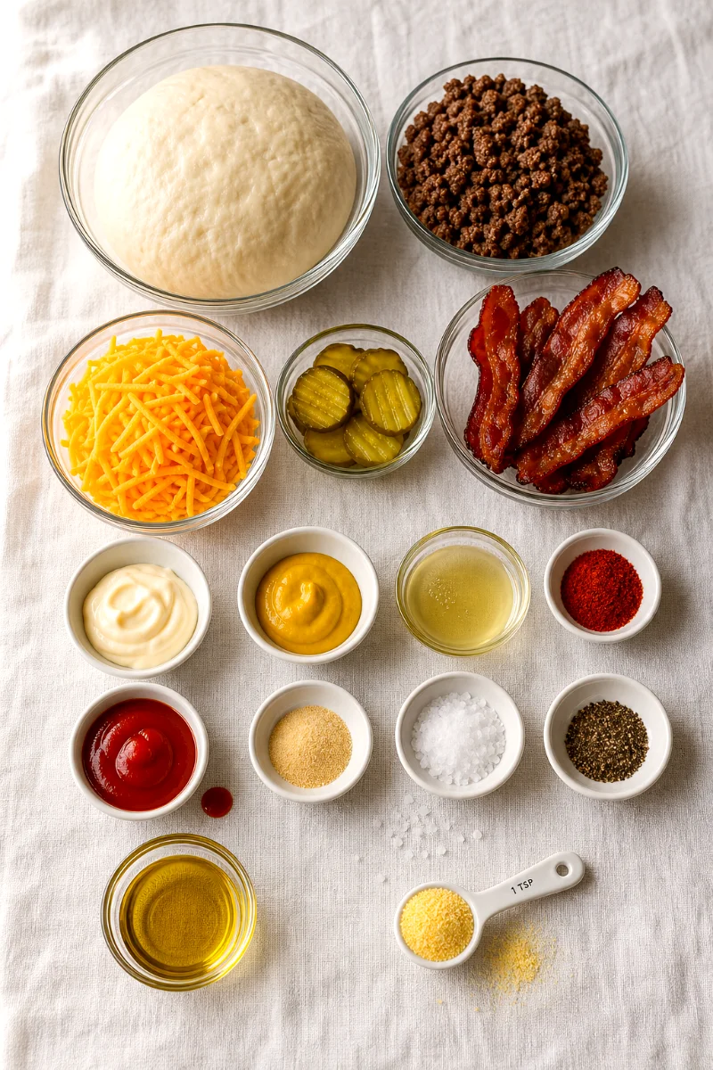 bacon-cheeseburger-pan-pizza-ingredients