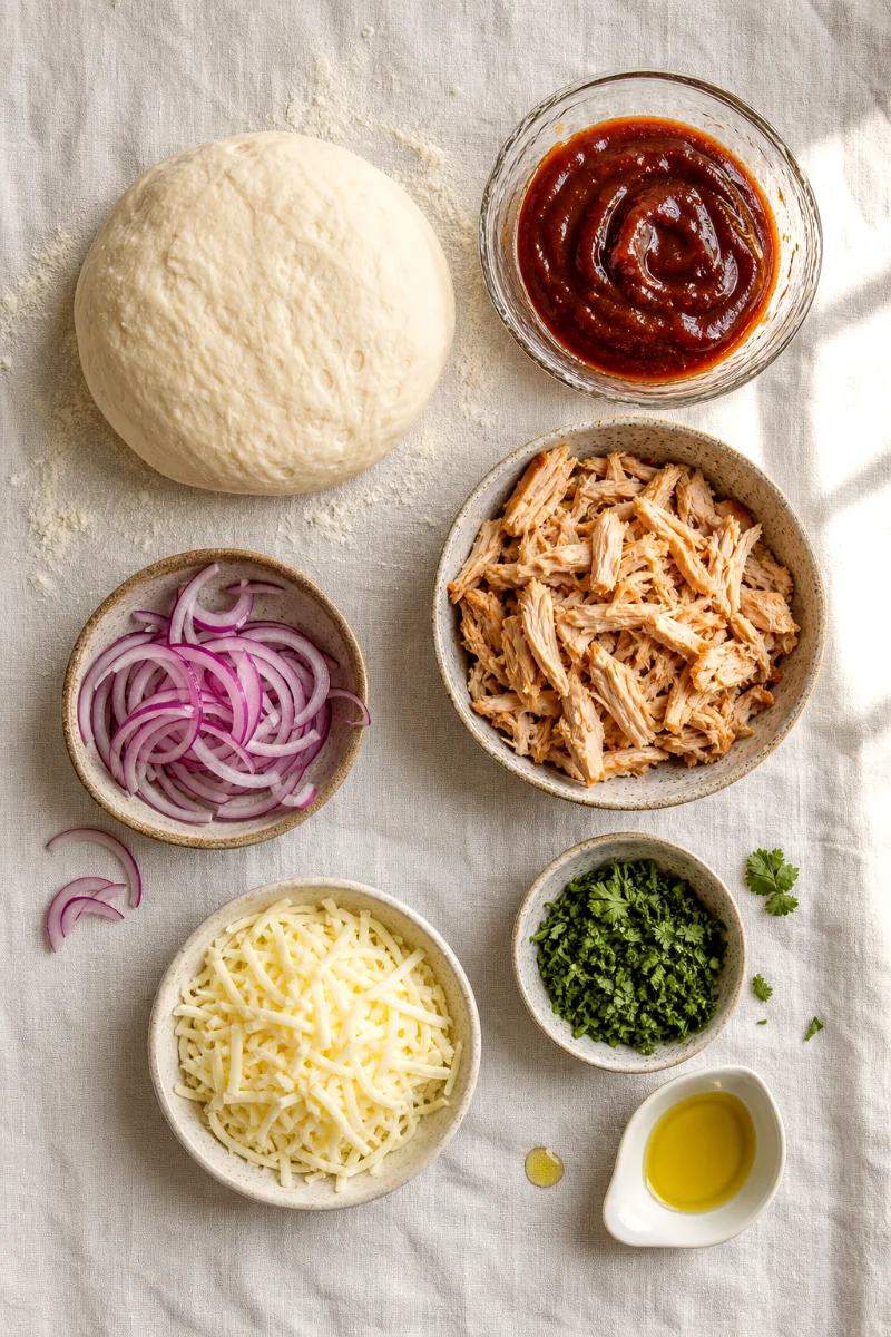 bbq-chicken-pan-pizza-ingredients