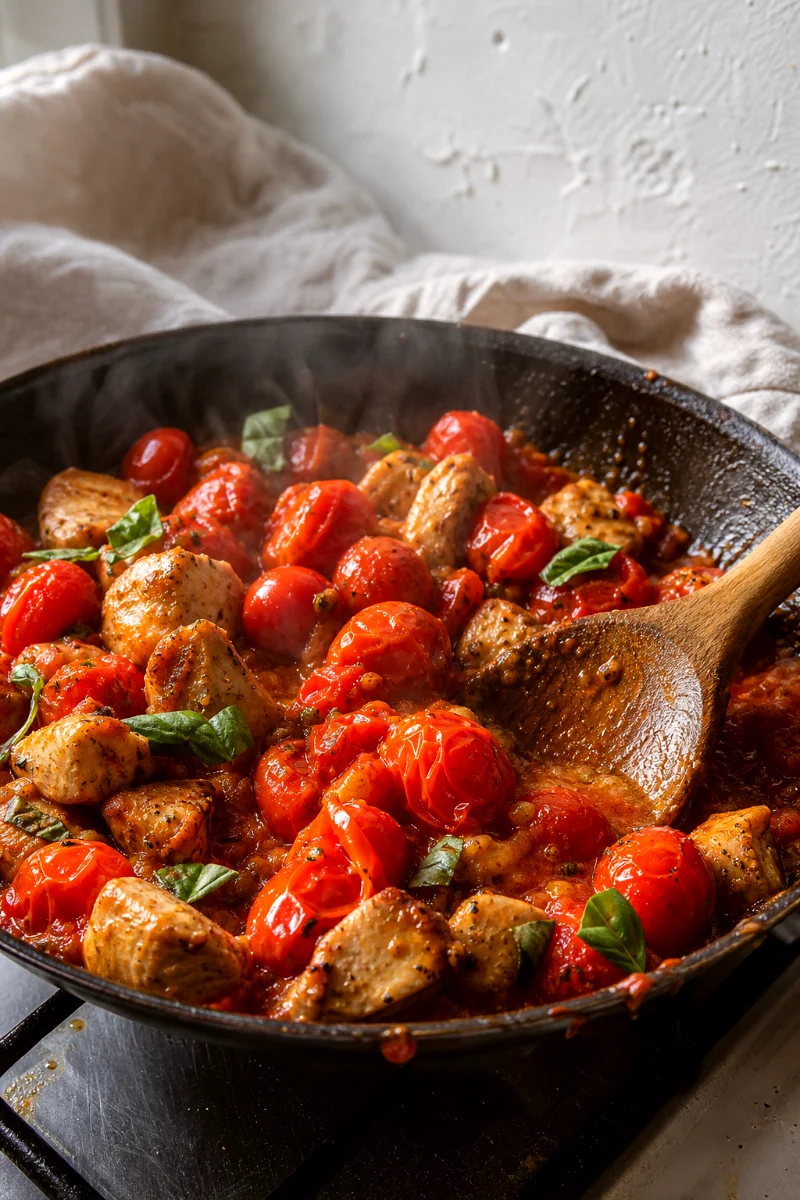 blistered-tomato-basil-chicken-cooking-process