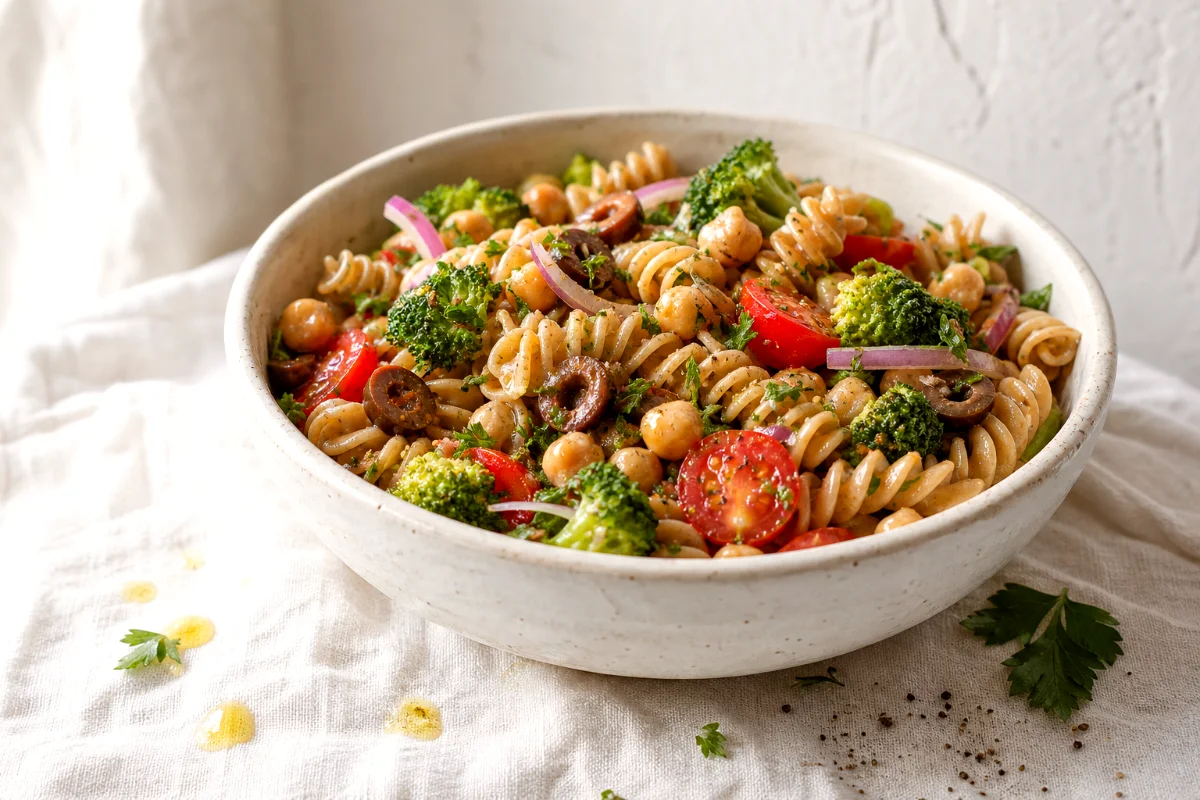 broccoli-chickpea-whole-wheat-pasta-salad-featured