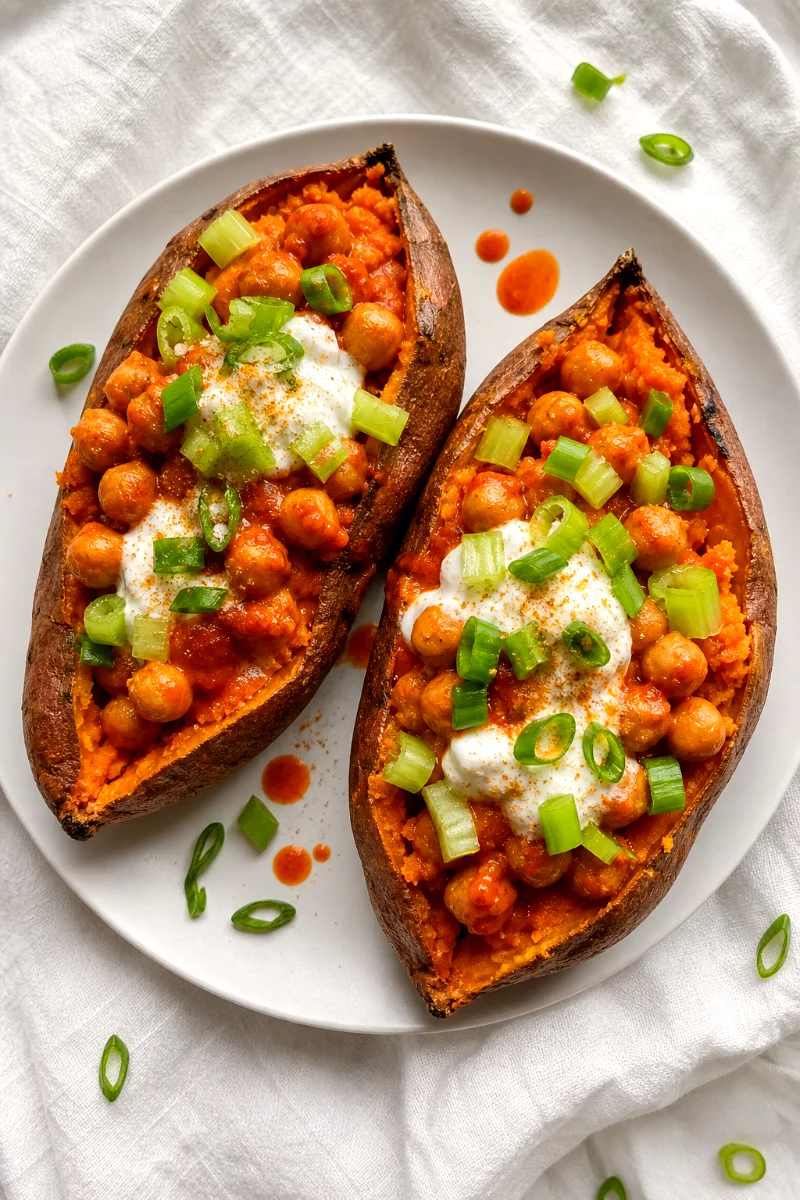 buffalo-chickpea-stuffed-sweet-potatoes-food-shot