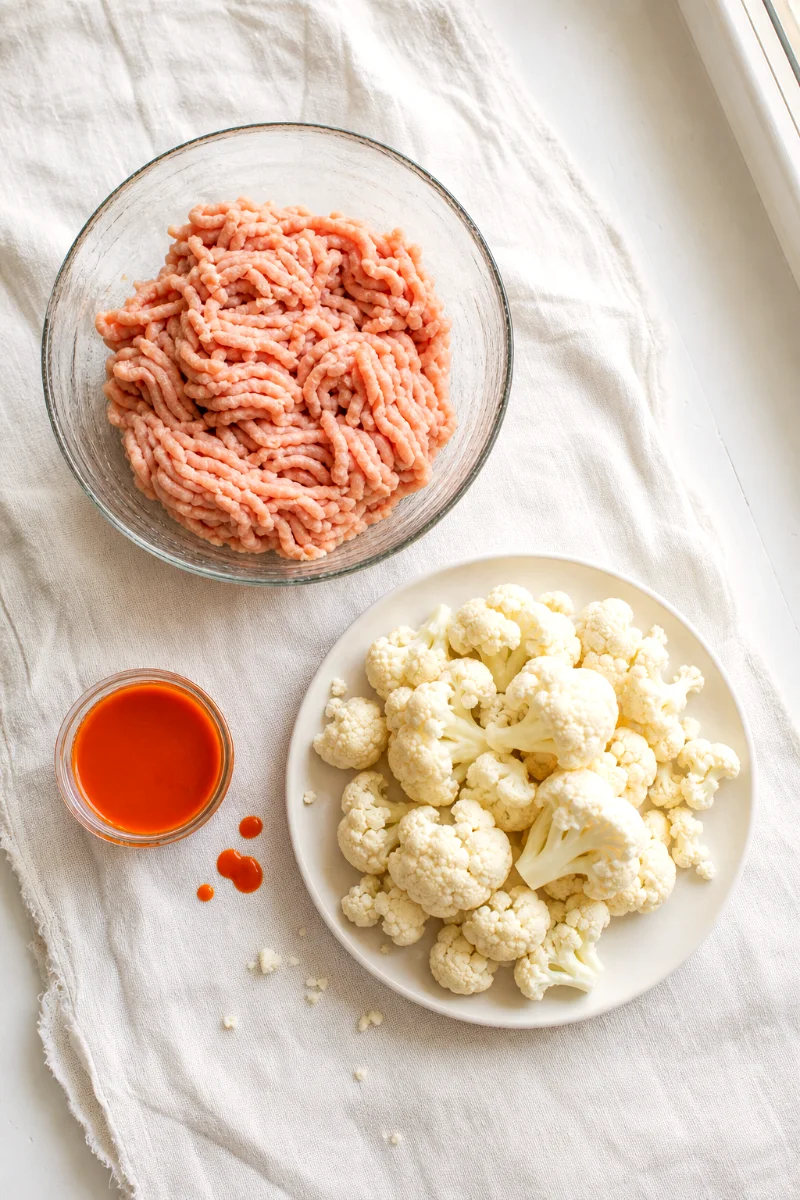 buffalo-turkey-cauliflower-ingredients