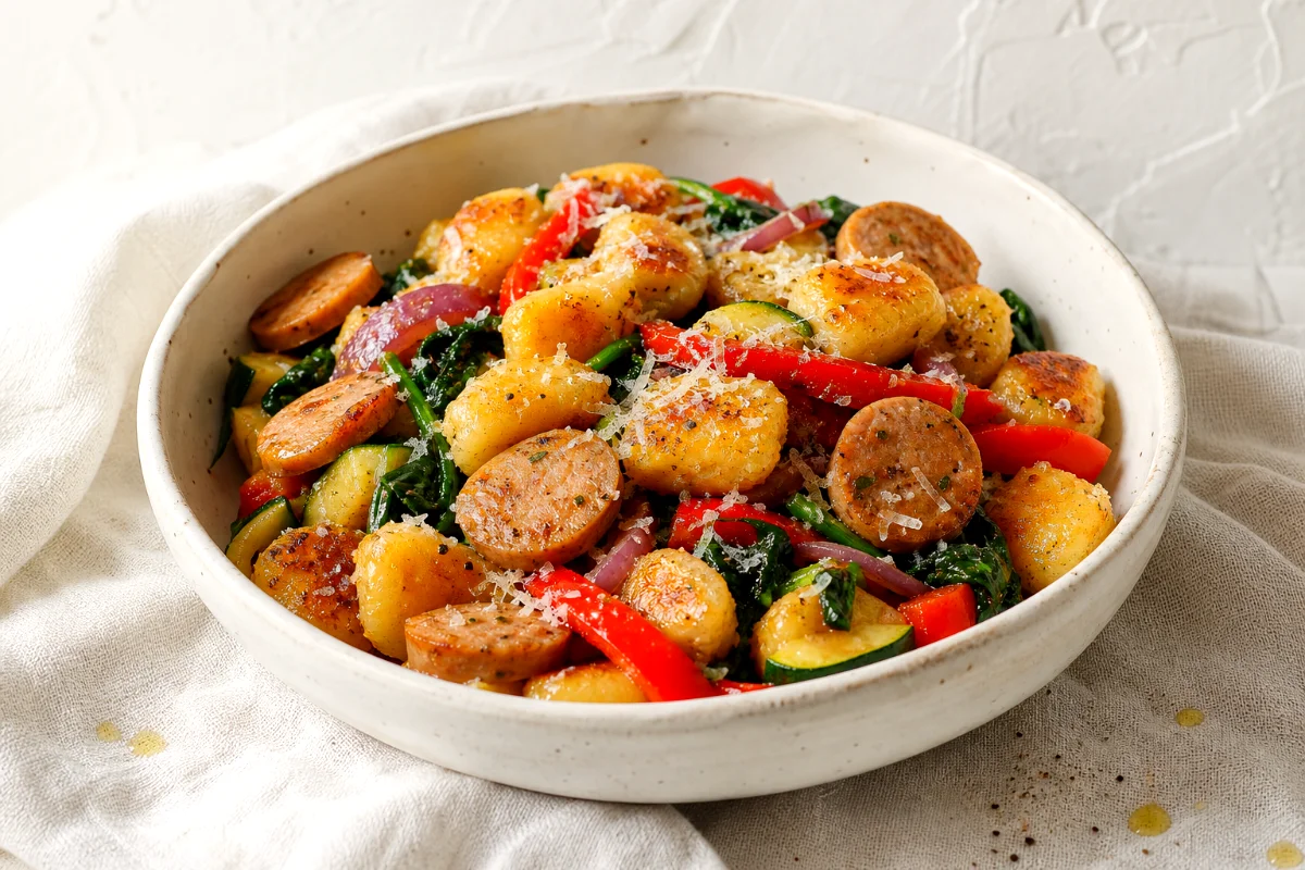 cauliflower-gnocchi-sausage-skillet-featured