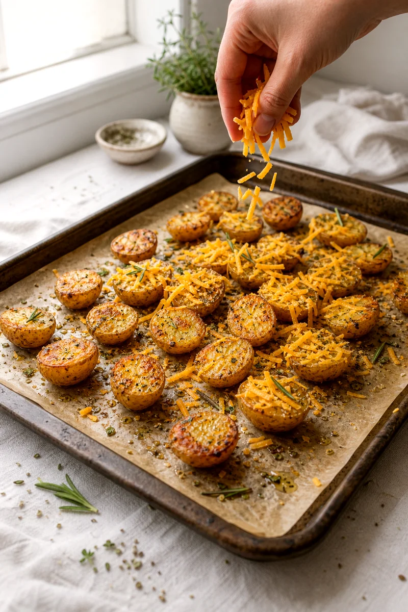 cheesy-baby-potatoes-cooking-process
