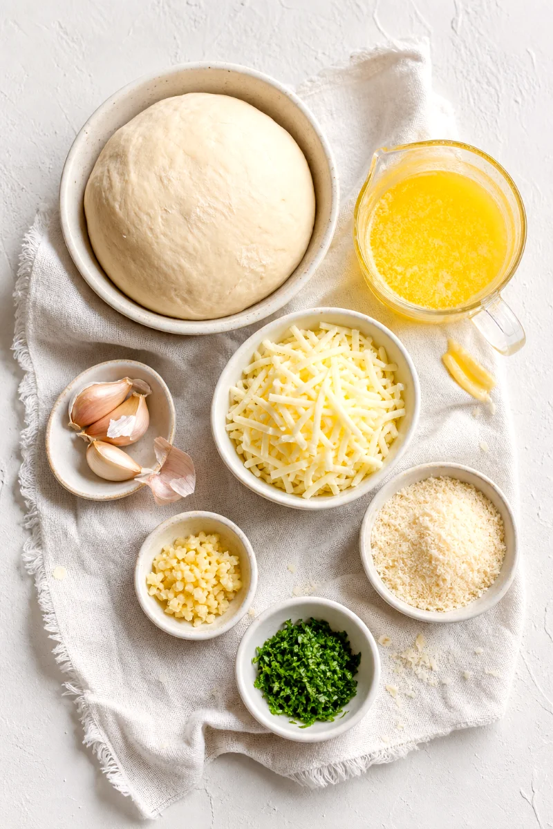 cheesy-garlic-butter-pan-pizza-ingredients