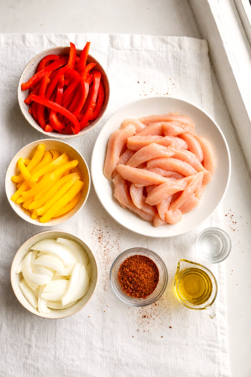chicken-fajita-skillet-ingredients