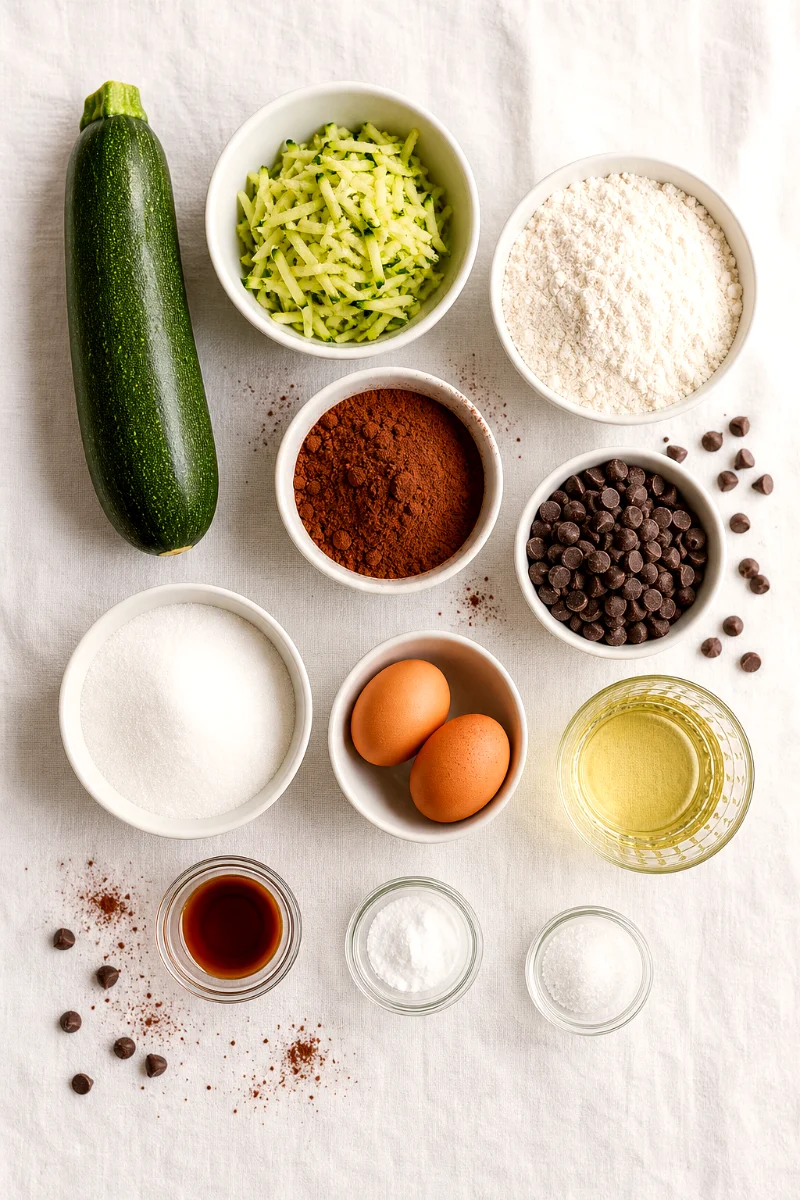 double-chocolate-zucchini-brownies-ingredients