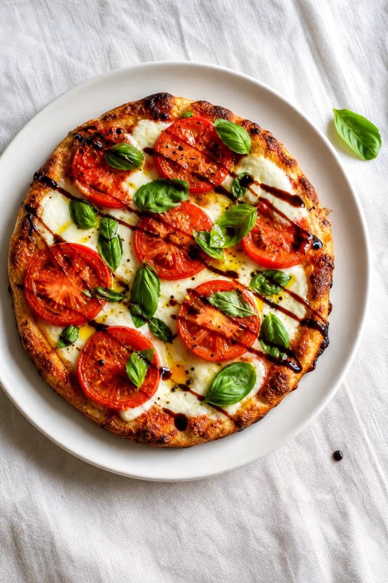 finished-fresh-caprese-pan-pizza-top-down