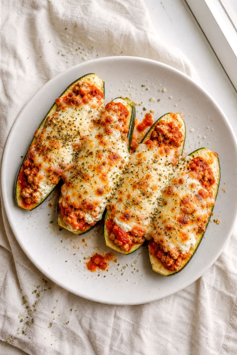 finished-lasagna-stuffed-zucchini-boats
