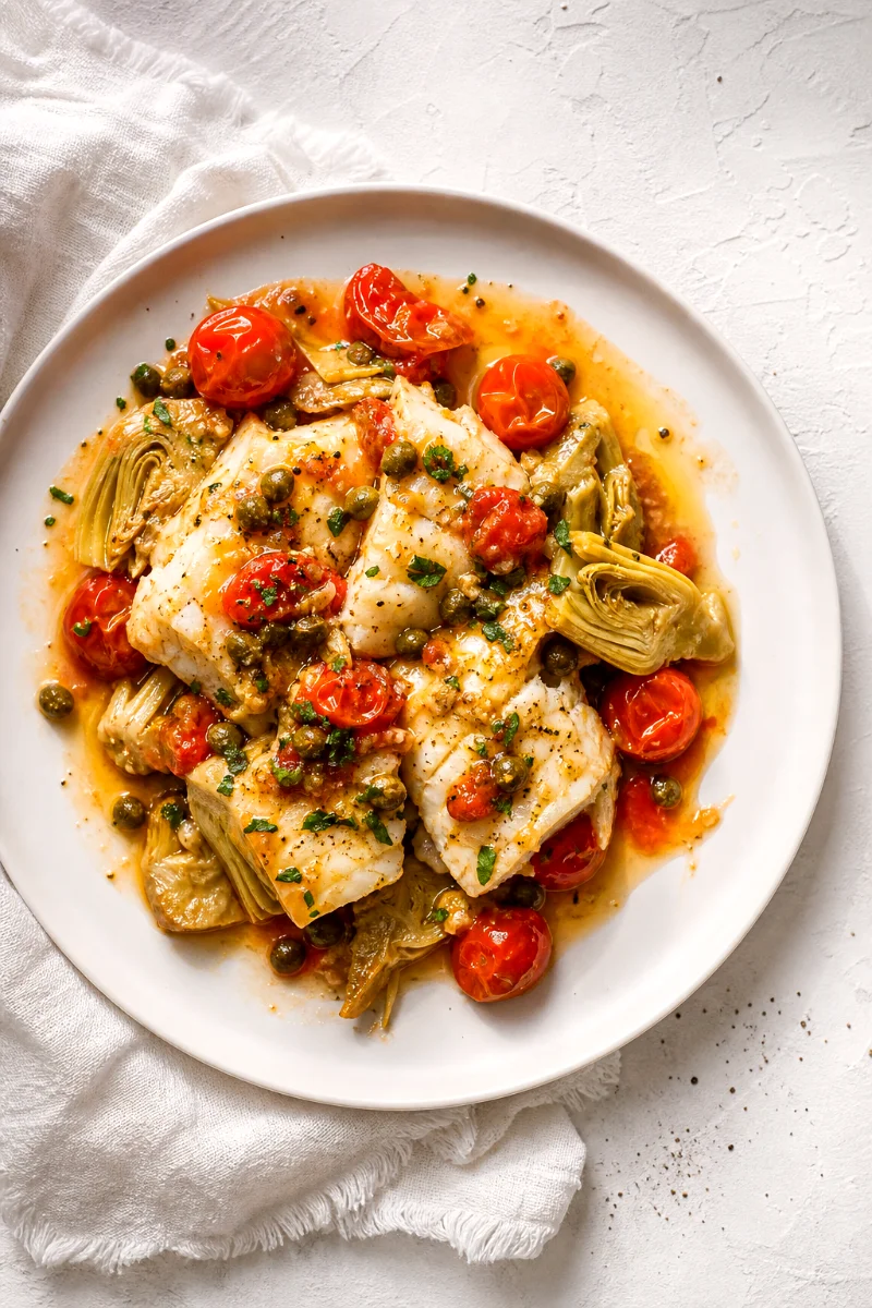 finished-mediterranean-fish-artichoke-top-down