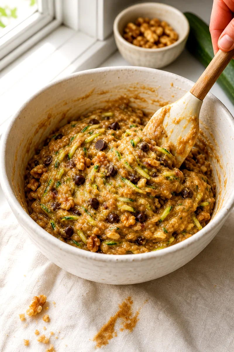 folding-zucchini-chocolate-chips-walnuts-into-batter