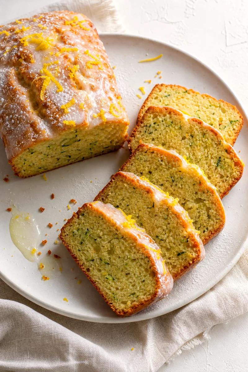 glazed-lemon-zucchini-loaf-slices