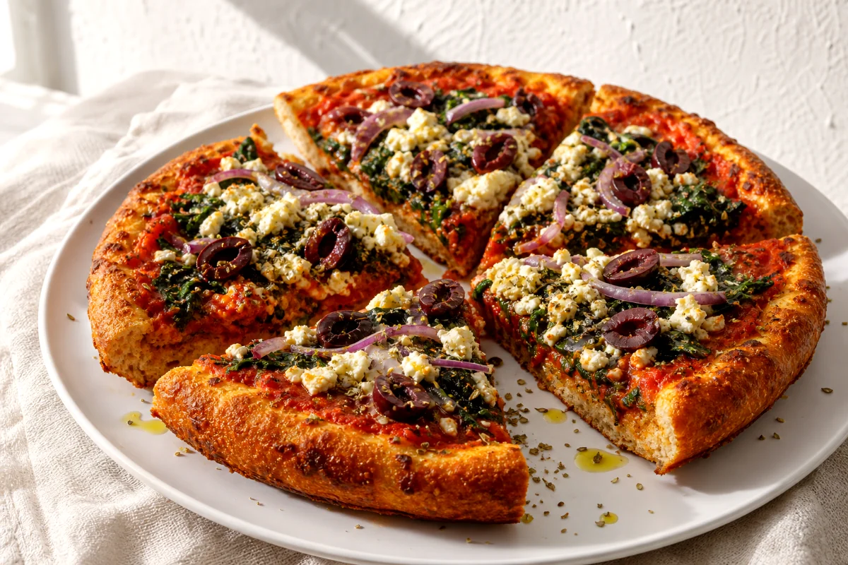 greek-style-pan-pizza-finished-close-up