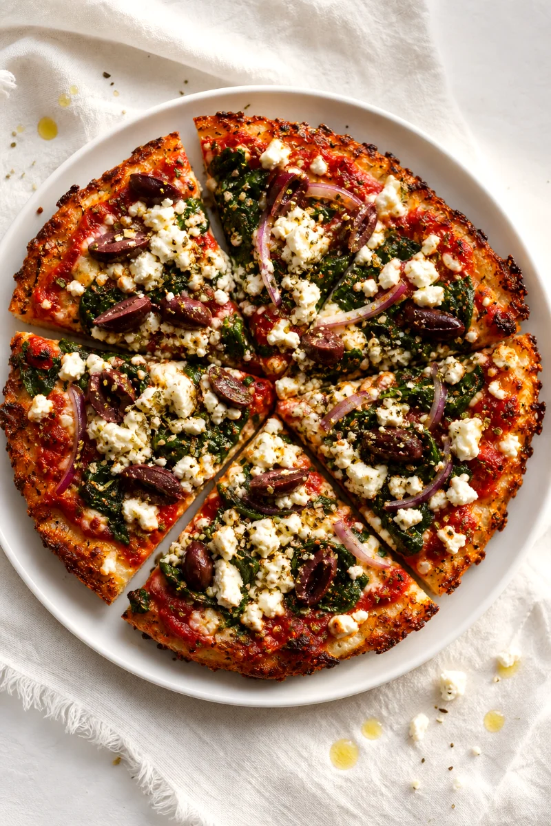 greek-style-pan-pizza-top-down-food-shot