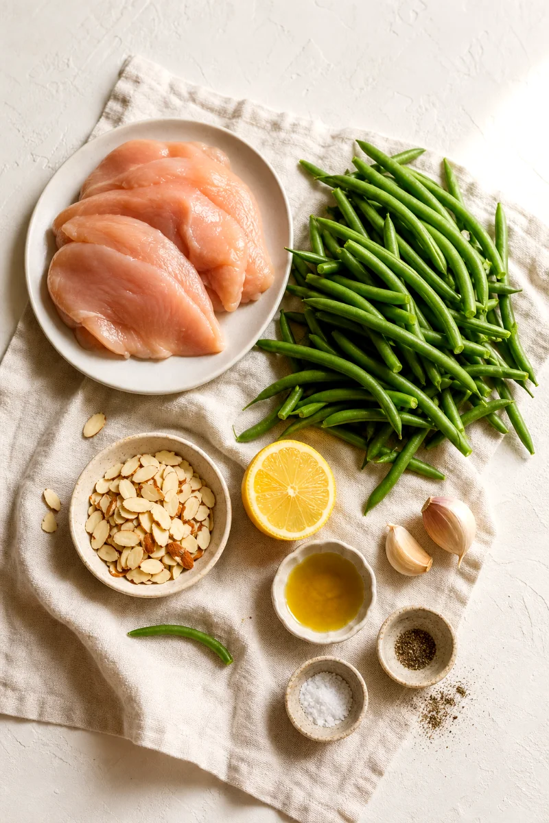green-bean-almond-chicken-ingredients