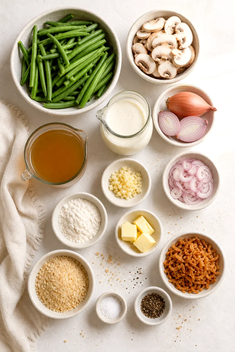 green-bean-casserole-ingredients-flat-lay