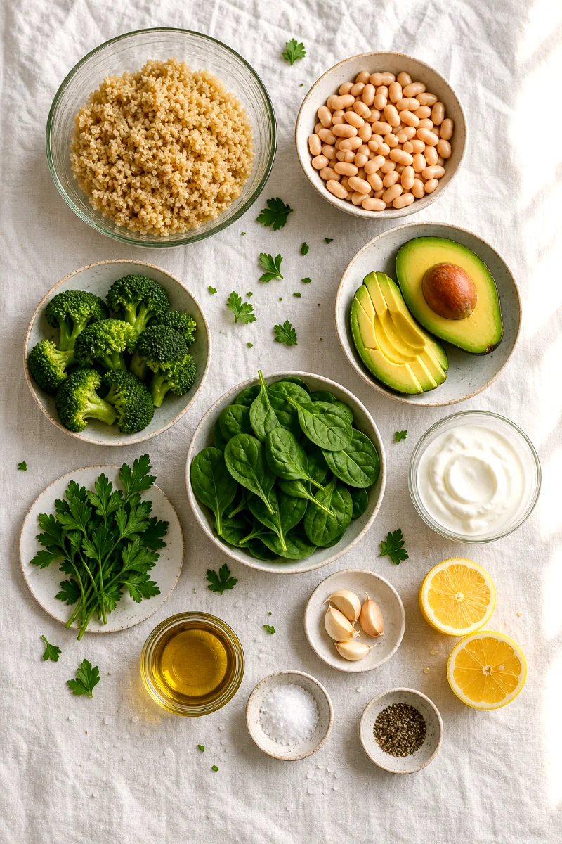 green-goddess-quinoa-bowl-ingredients