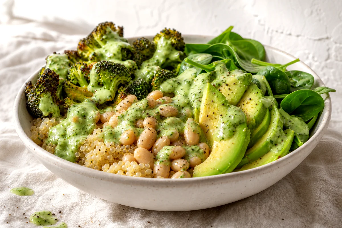 green-goddess-quinoa-white-bean-bowl-featured
