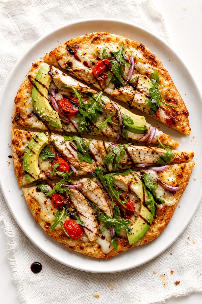 grilled-chicken-avocado-flatbread-top-down