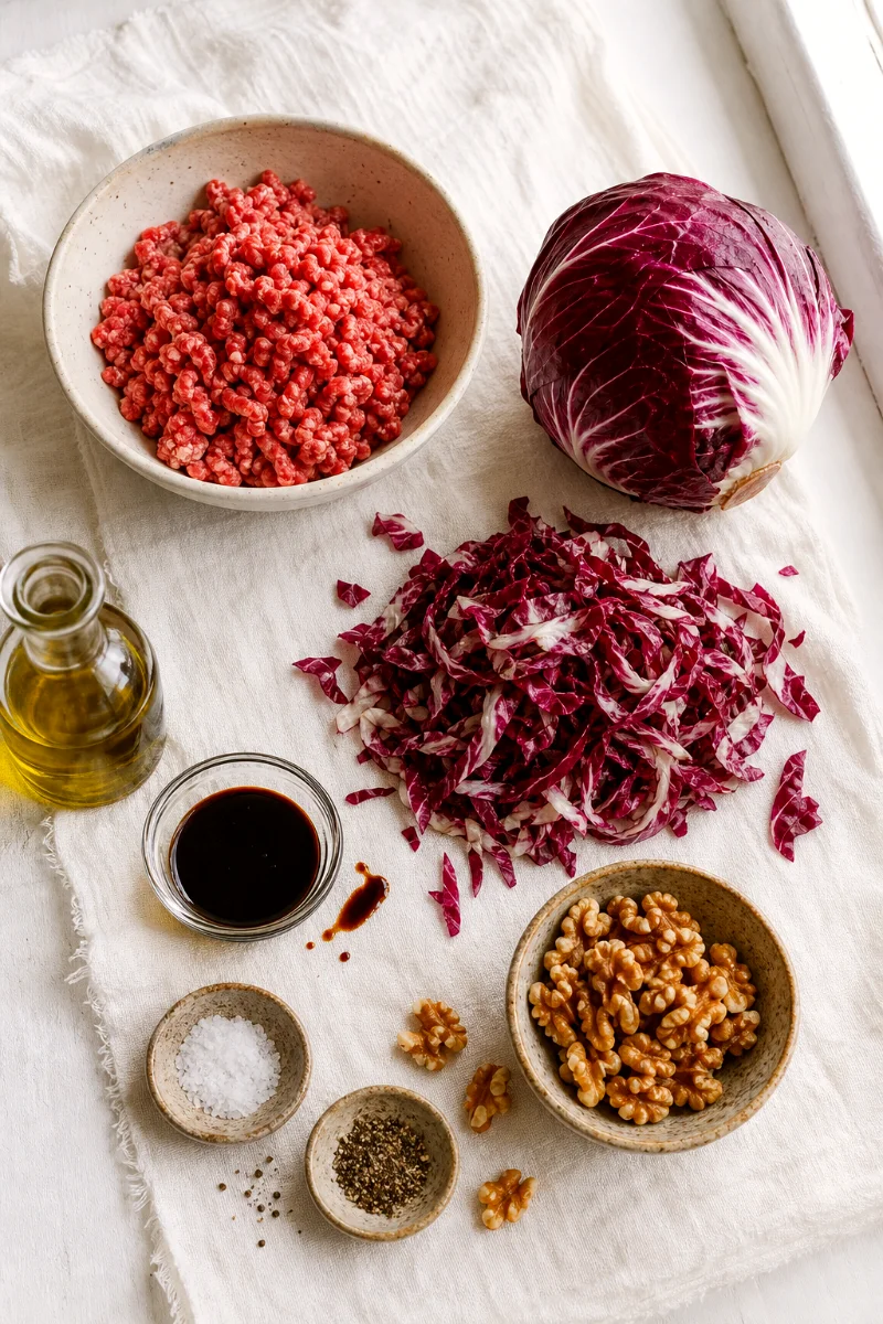 ground-beef-radicchio-ingredients