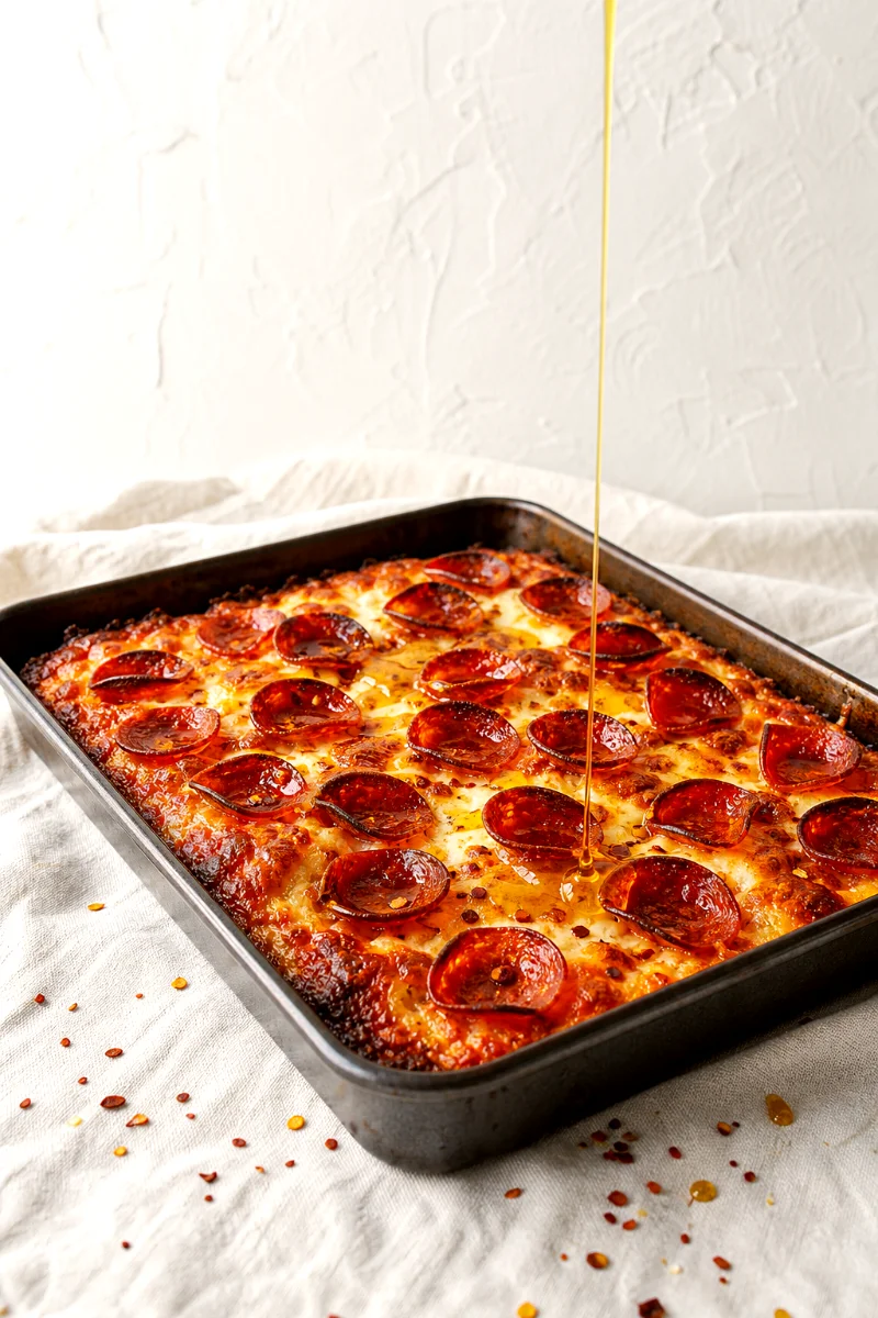 hot-honey-pepperoni-pan-pizza-hot-honey-drizzle