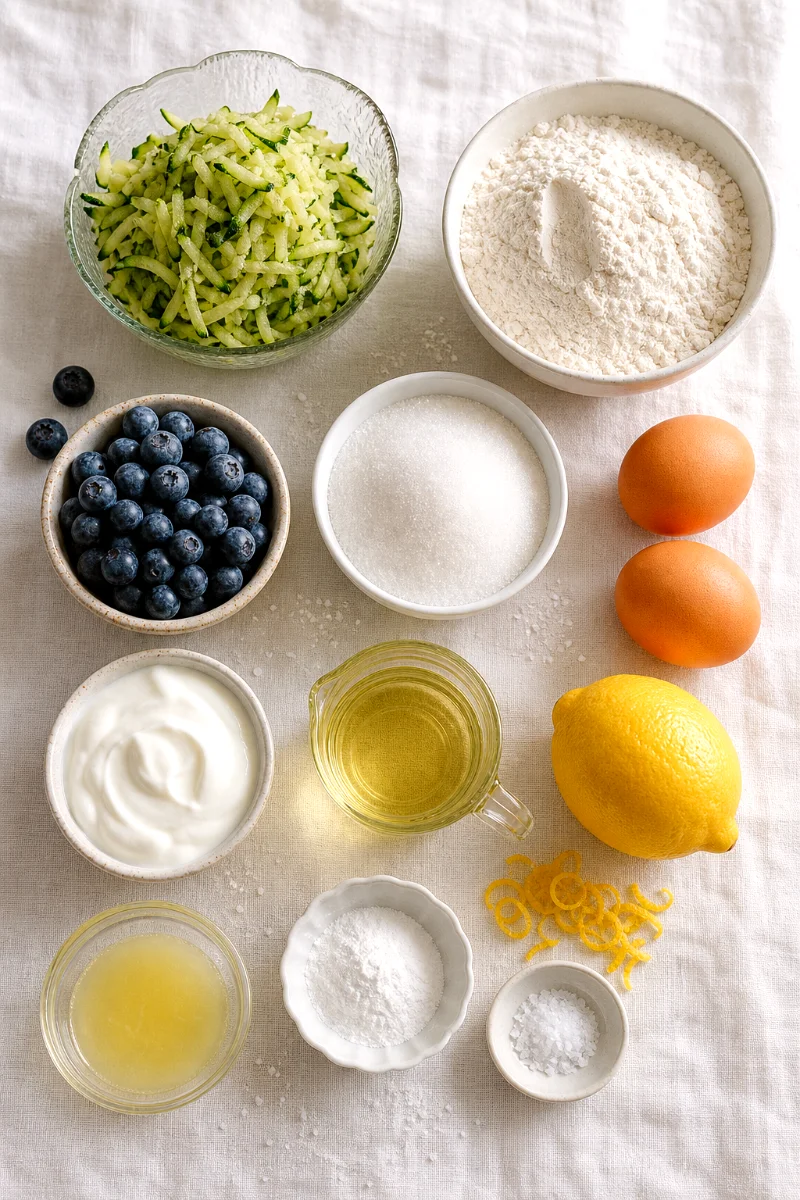 lemon-blueberry-zucchini-bread-ingredients