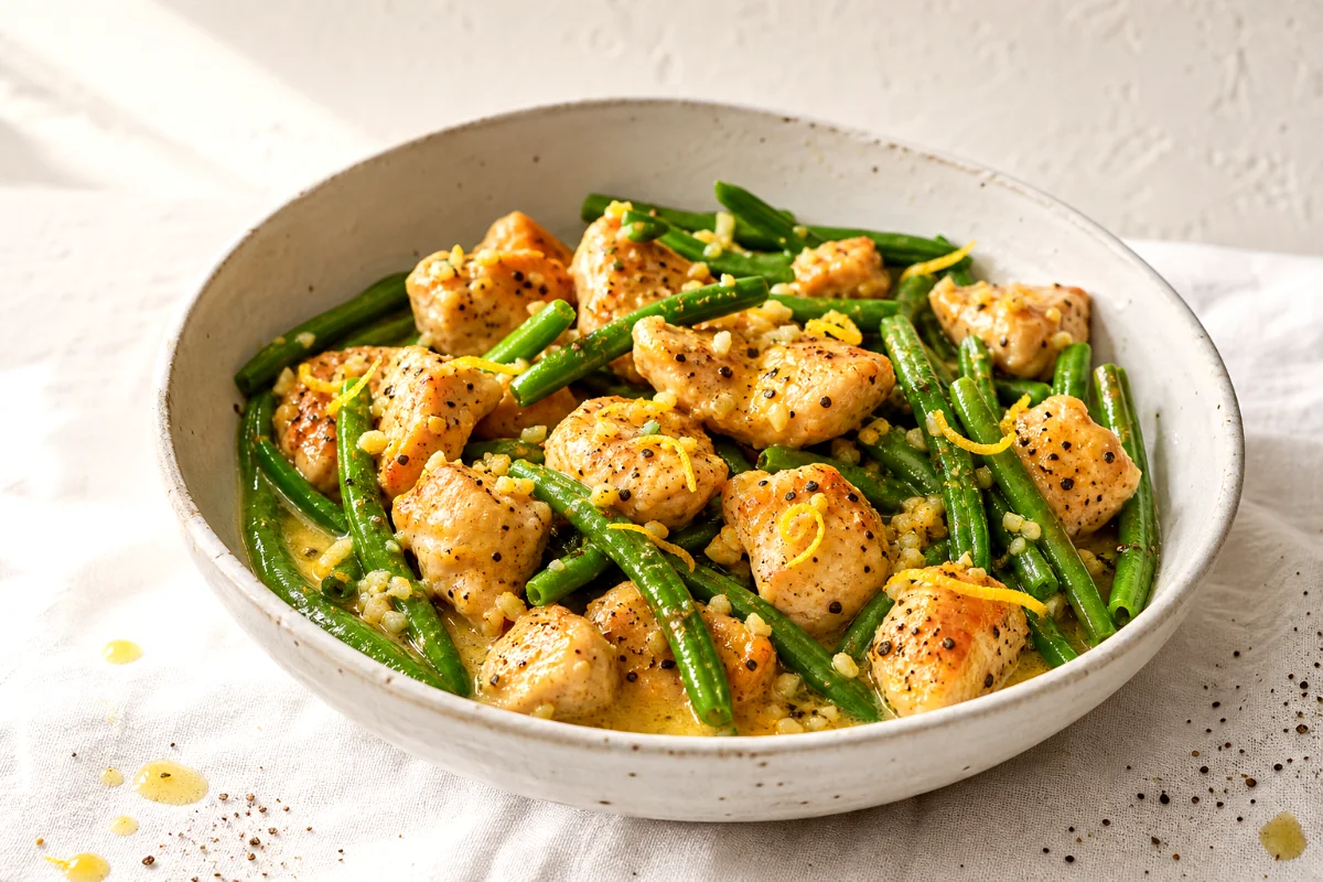 lemon-garlic-butter-chicken-green-beans-featured