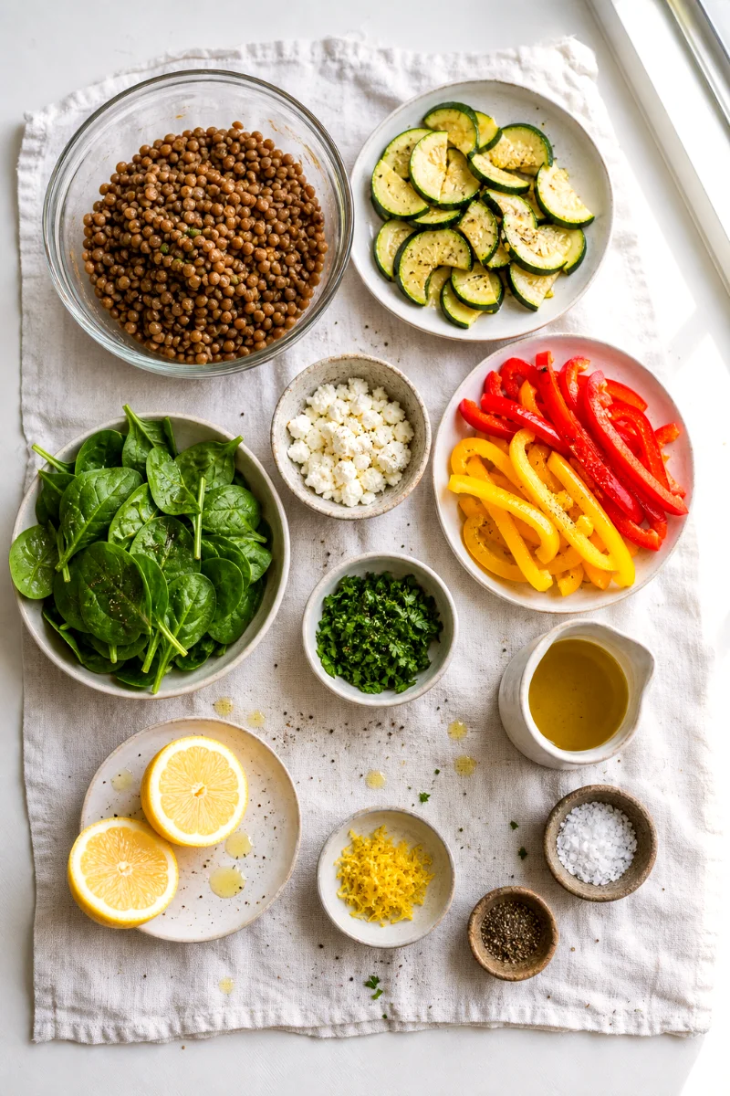 lemony-lentil-salad-ingredients