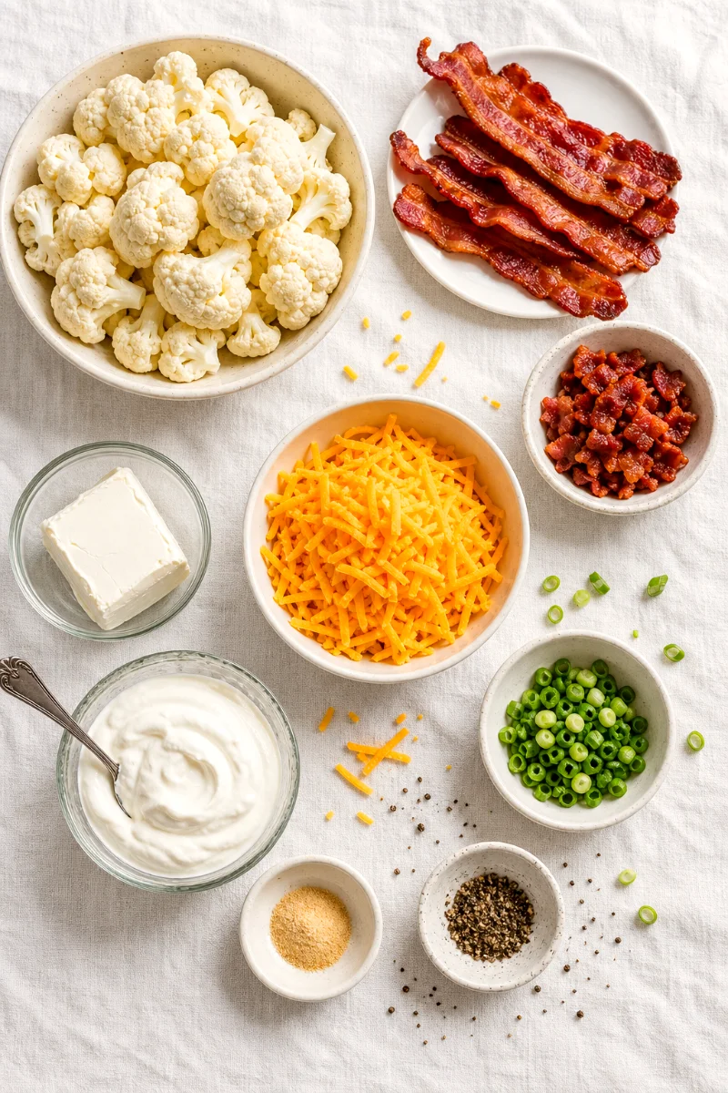 loaded-cauliflower-casserole-ingredients