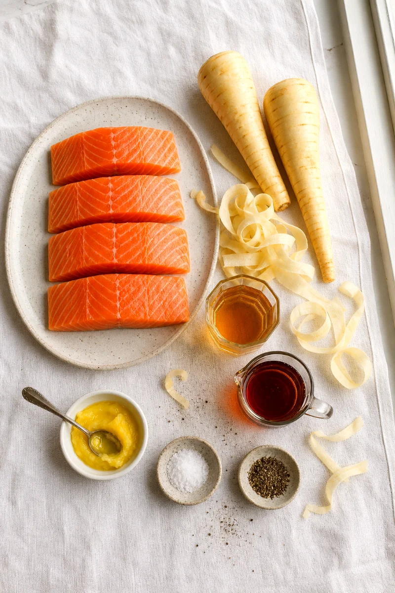 maple-cider-salmon-parsnips-ingredients