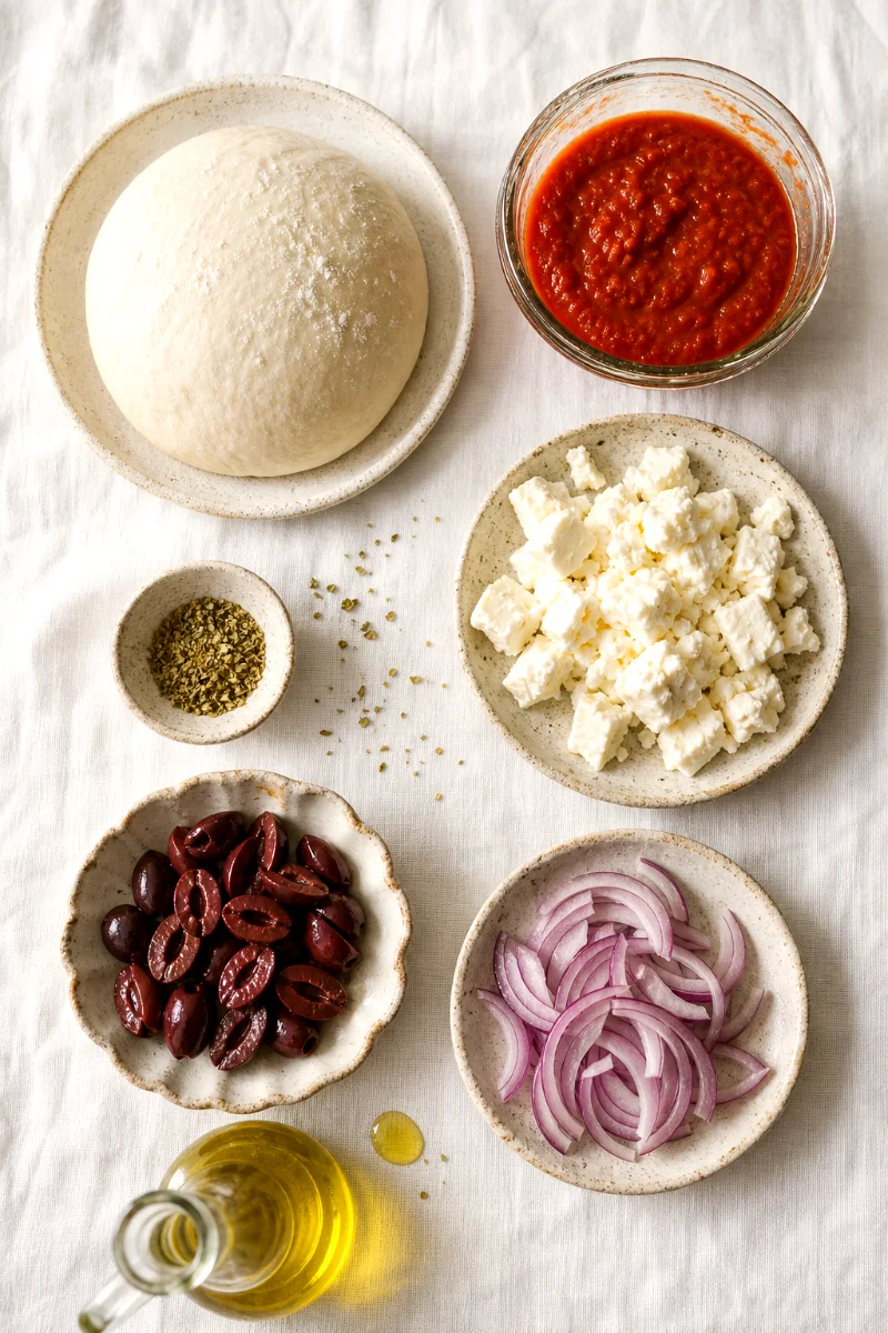 mediterranean-feta-olive-pan-pizza-ingredients