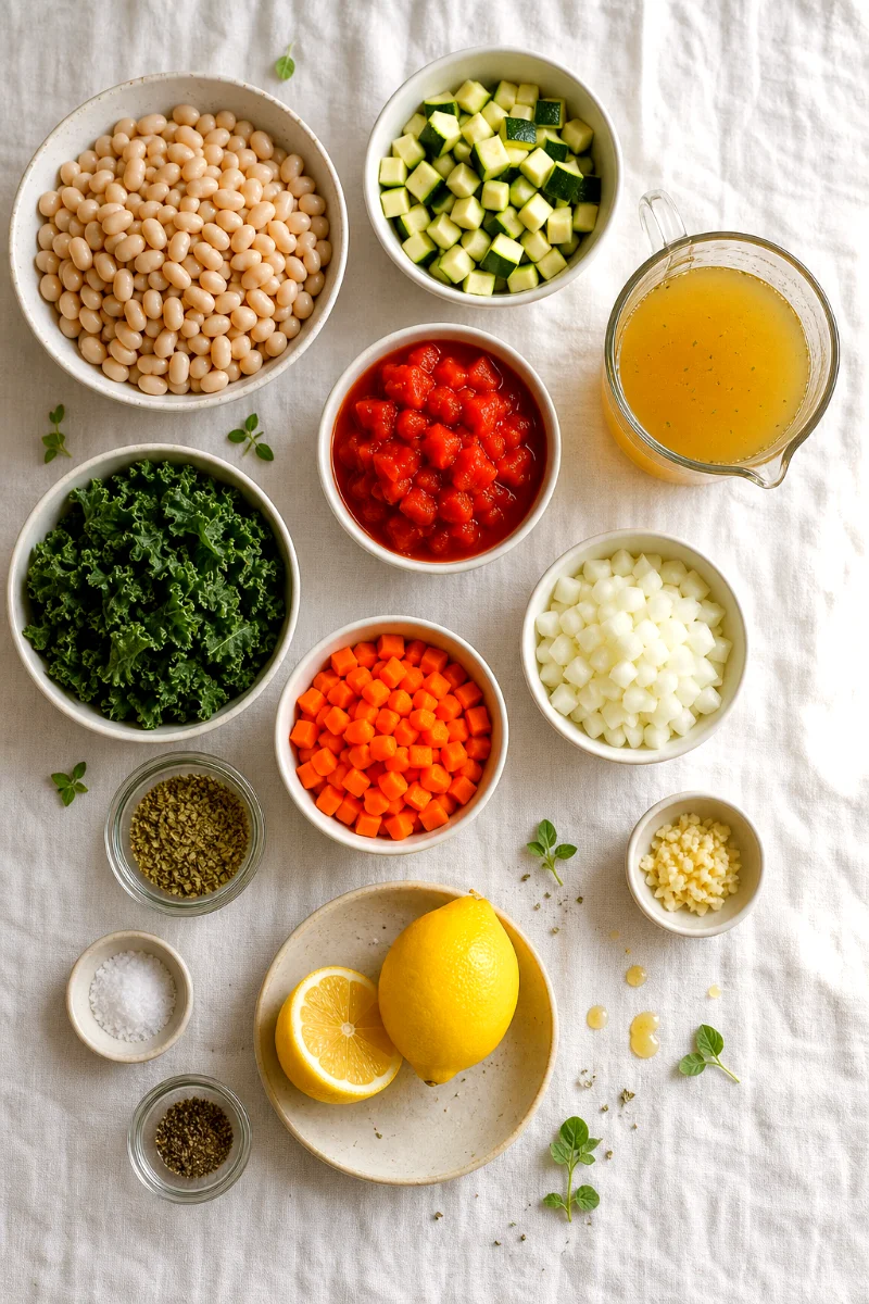 mediterranean-white-bean-stew-ingredients