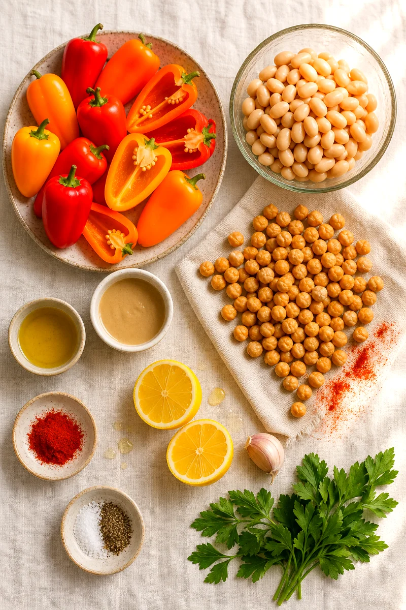 mini-peppers-white-bean-dip-ingredients