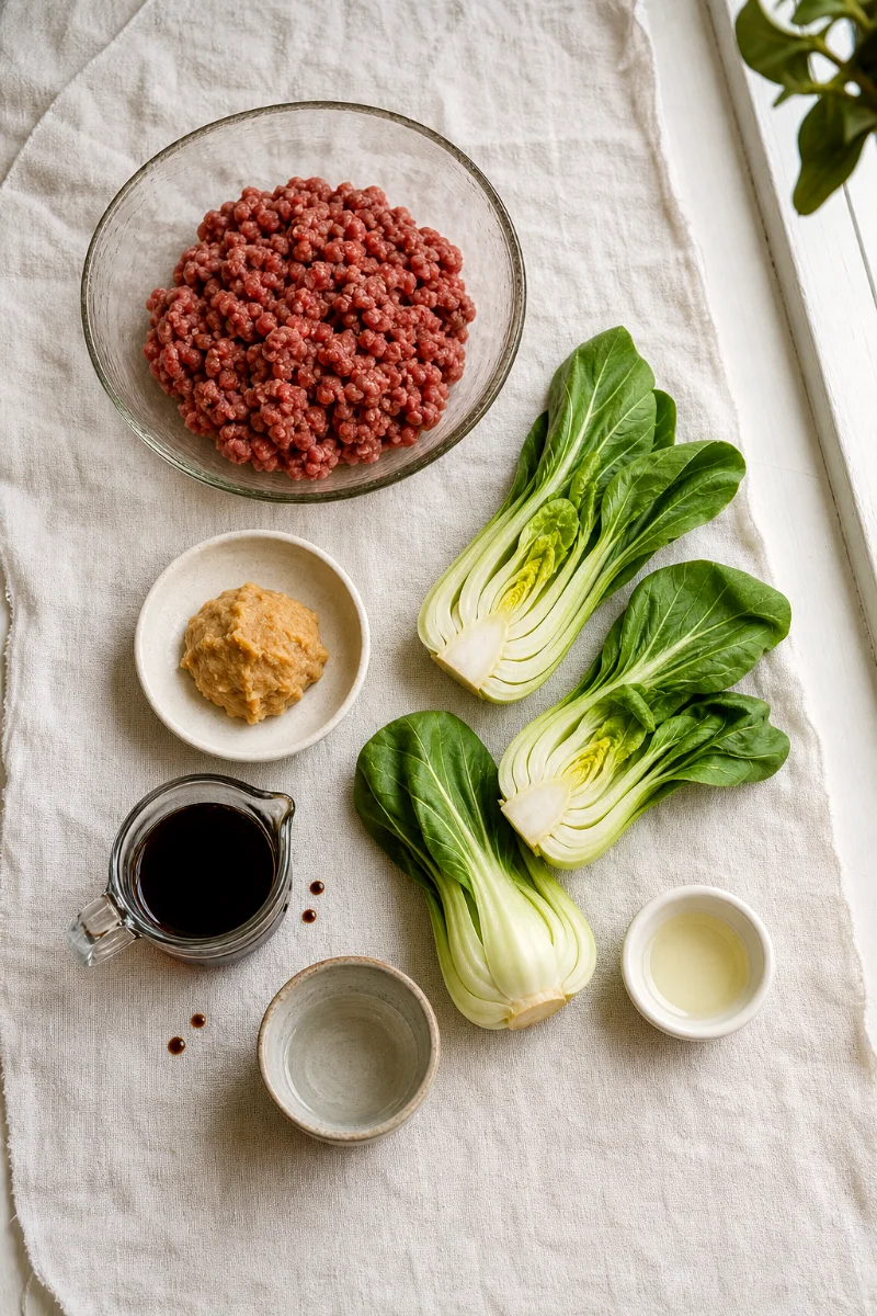 miso-beef-bok-choy-ingredients