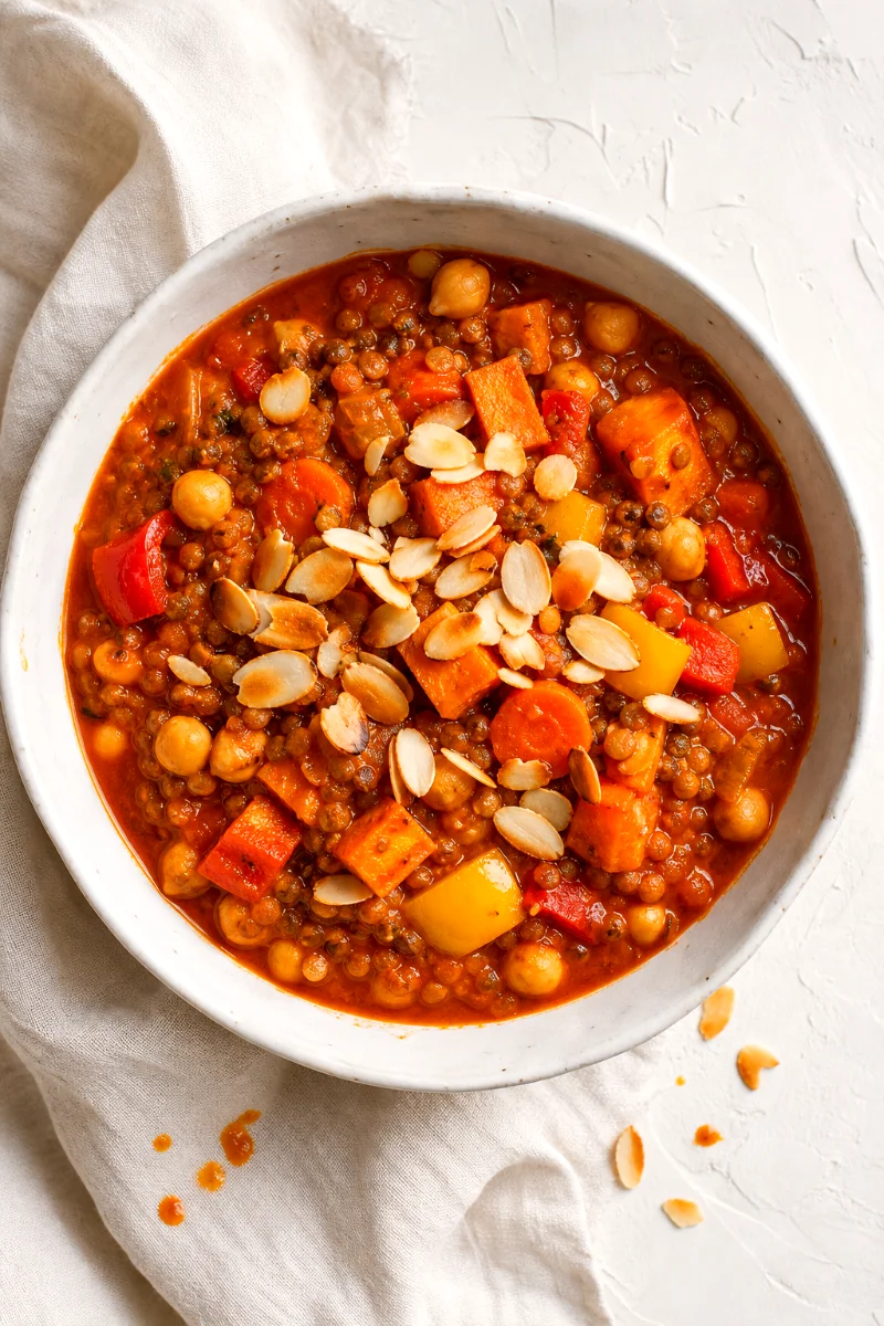 moroccan-chickpea-lentil-stew-bowl