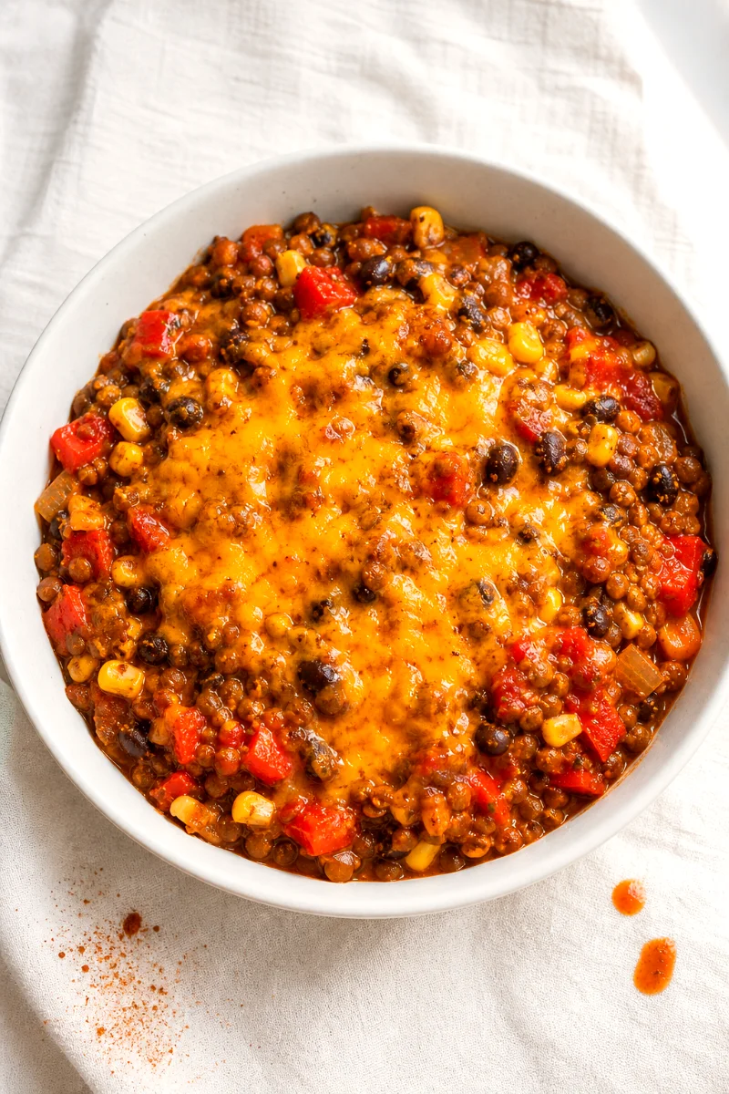 one-pot-lentil-taco-skillet-food-shot