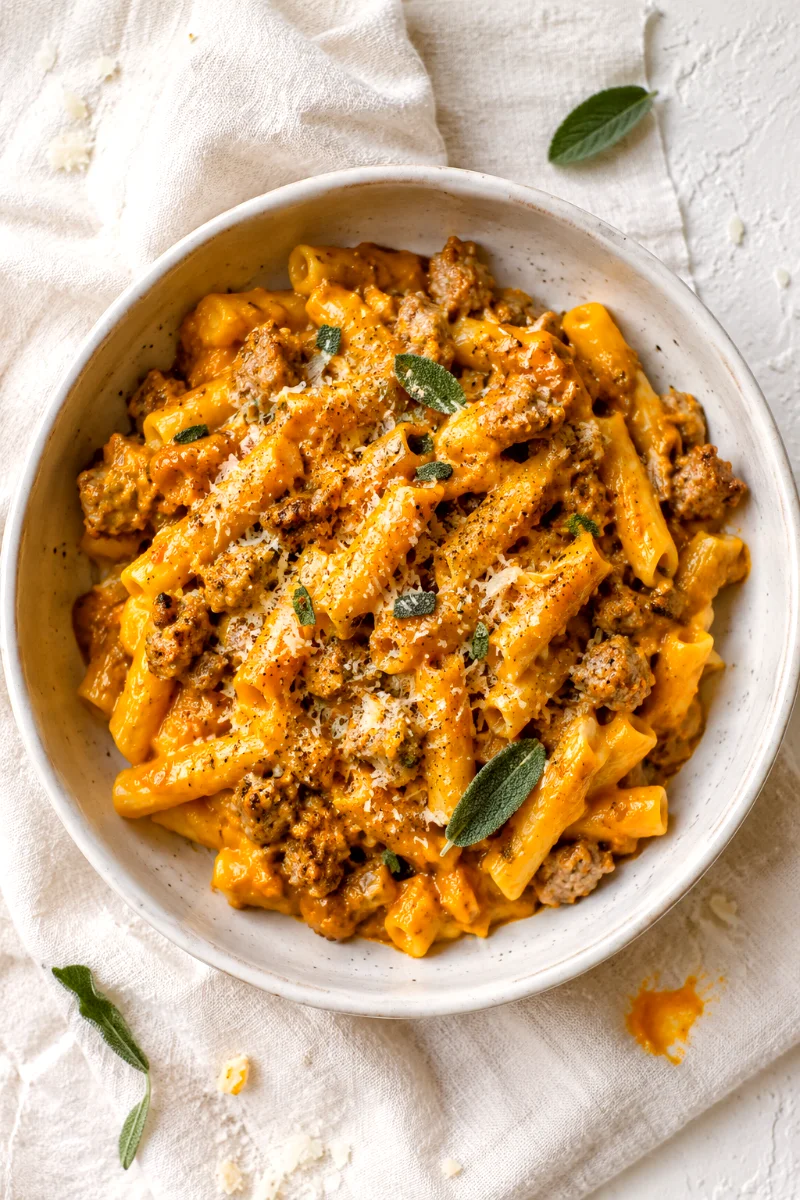 pumpkin-sage-pasta-bowl