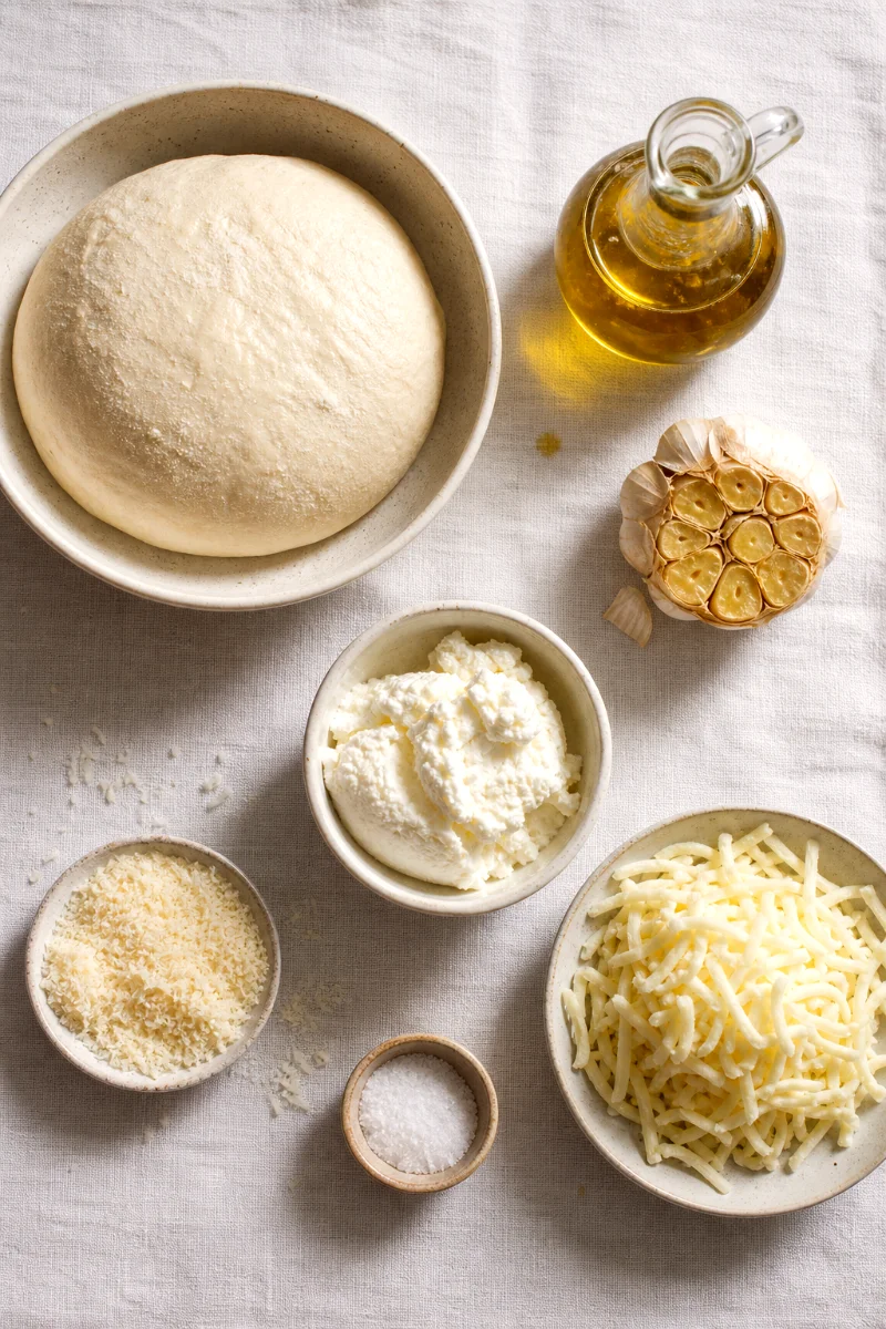 roasted-garlic-white-pan-pizza-ingredients