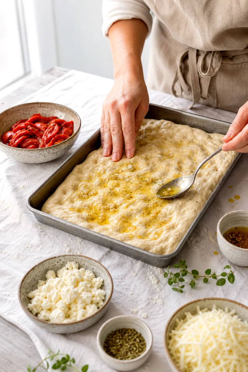 roasted-red-pepper-feta-pan-pizza-process
