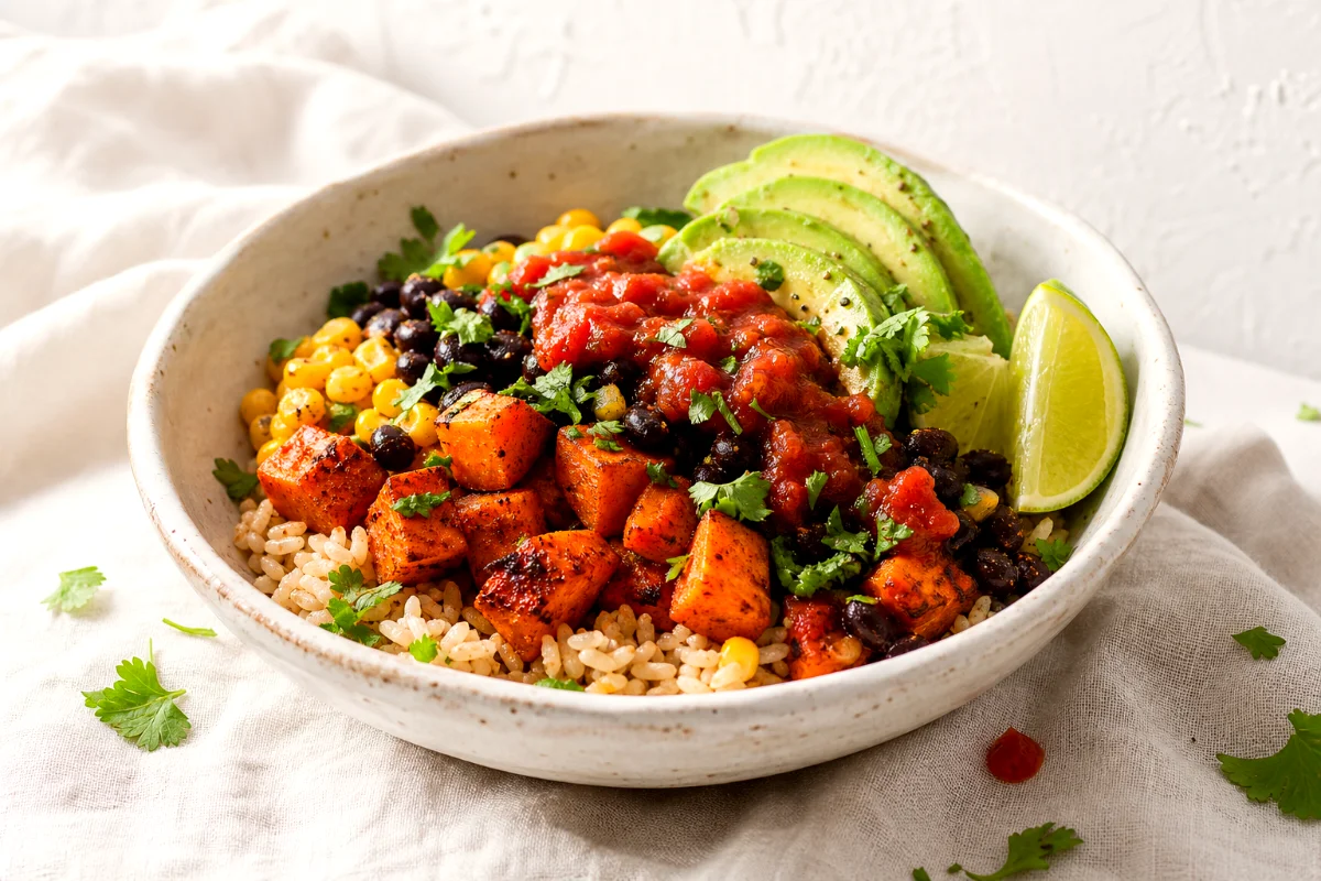 roasted-sweet-potato-black-bean-burrito-bowl-close-up