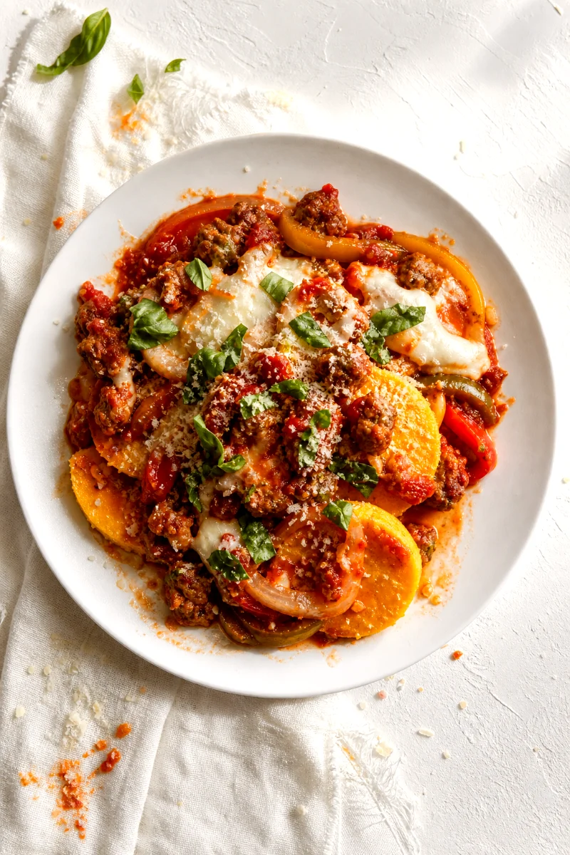 sausage-pepper-polenta-casserole-food-shot
