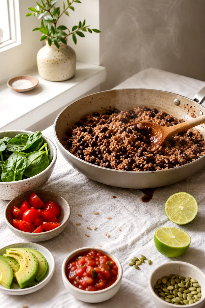 savory-black-bean-breakfast-bowl-cooking-process